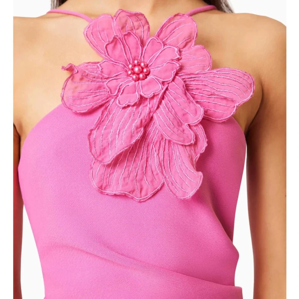 NWT 🩷 ELLIATT Janelle 3D Midi Dress - Picture 6 of 13